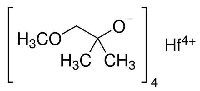 Tetrakis(1-methoxy-2-methyl-2-propoxy)hafnium(IV) Chemical Structure